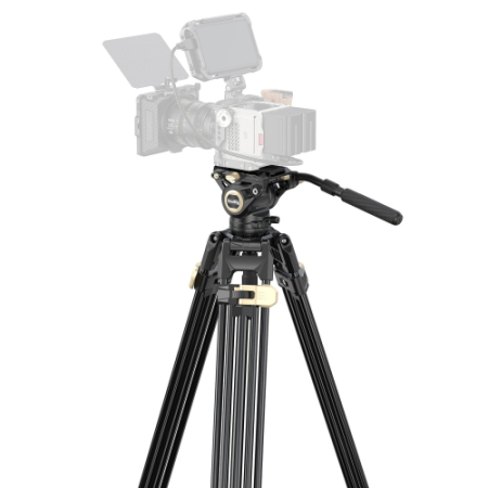 SmallRig 3751P AD-01 Pro - zestaw, statyw z głowicą video (aluminiowy, Heavy-Duty) - przykład użycia